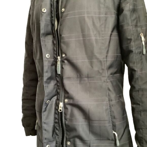 McKINLEY BLACK WINTER COAT SIZE MEDIUM - Picture 10 of 15